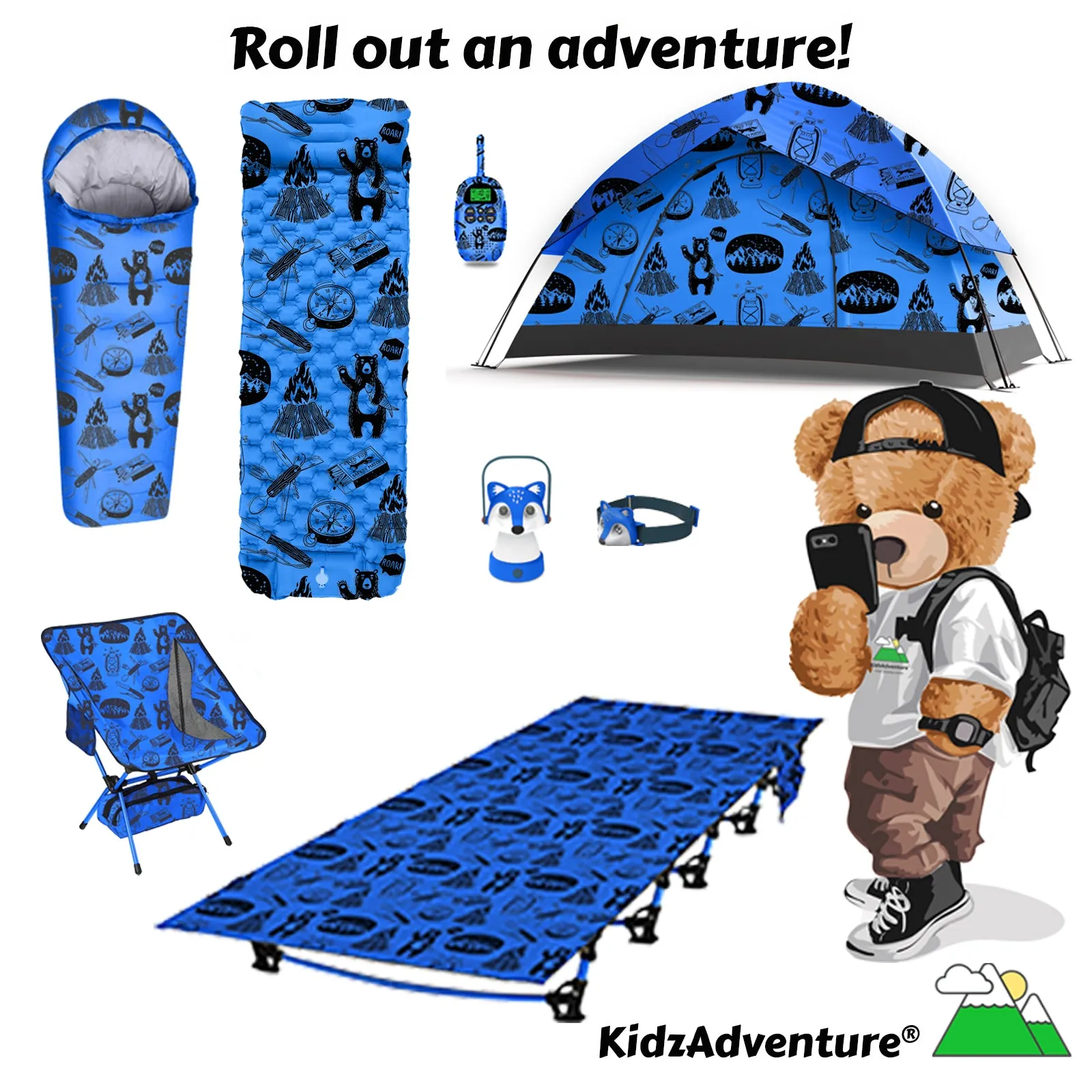 Adventure Theme Kids Camping Tent / Kids Play Tent - Double layer waterproof