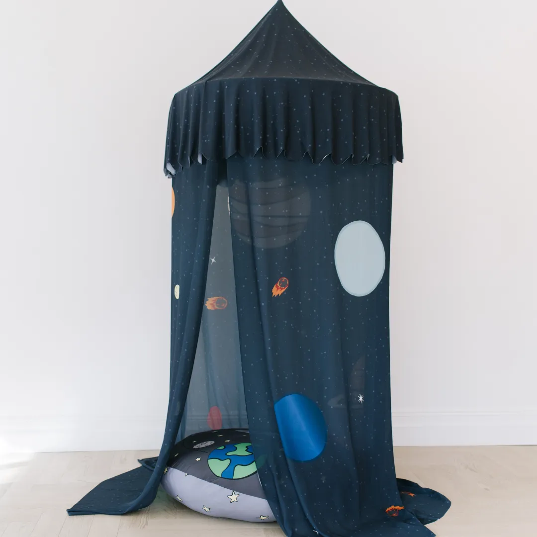 Custom Hanging Canopy Tent   Oversized Floor Pillow | Lost in Space