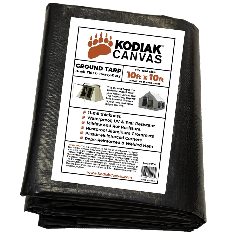 Kodiak Canvas 10x10 Ground Tarp - 1710