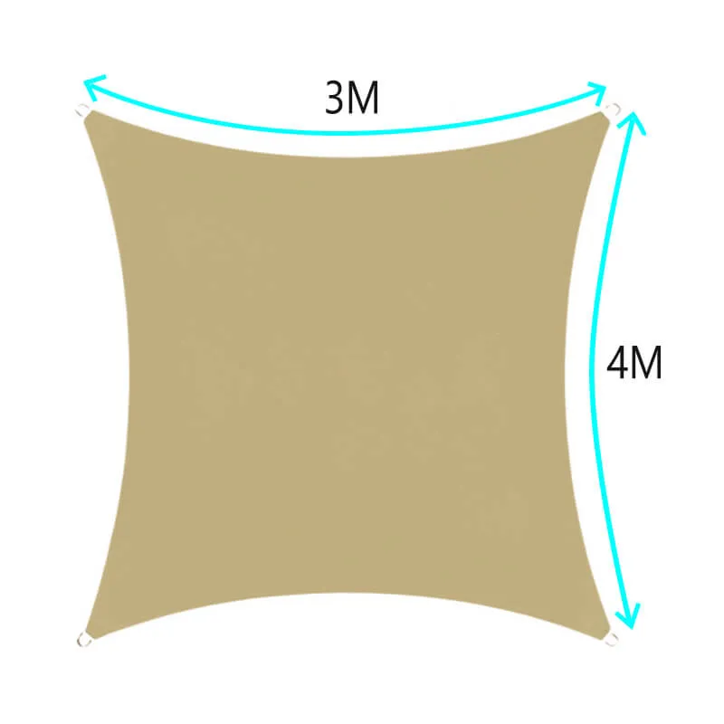 LINEVI Shade Sails Outdoor Blinds of Textile - Rectangle