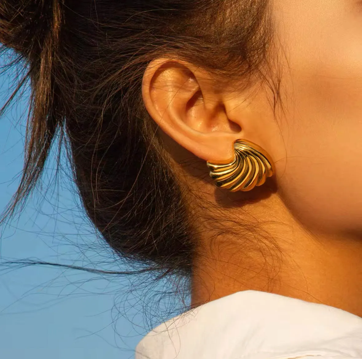 Maxi beach earrings
