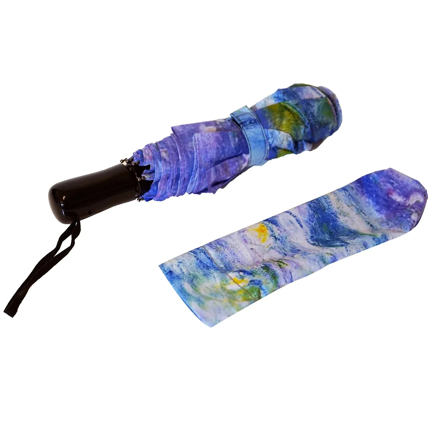 Monet's Waterlilies 12" Compact Collapsible Umbrella