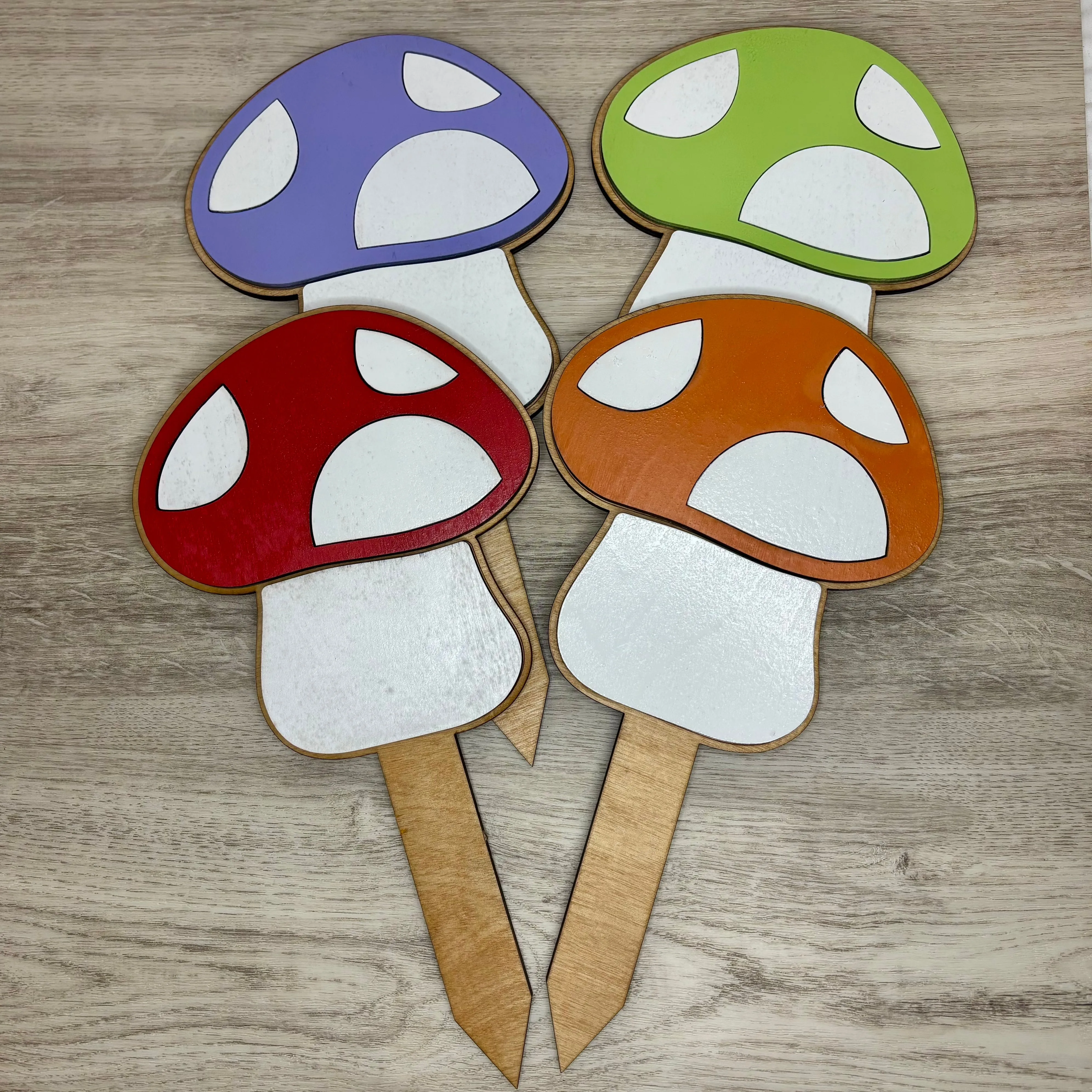 Mushroom Plant Stakes