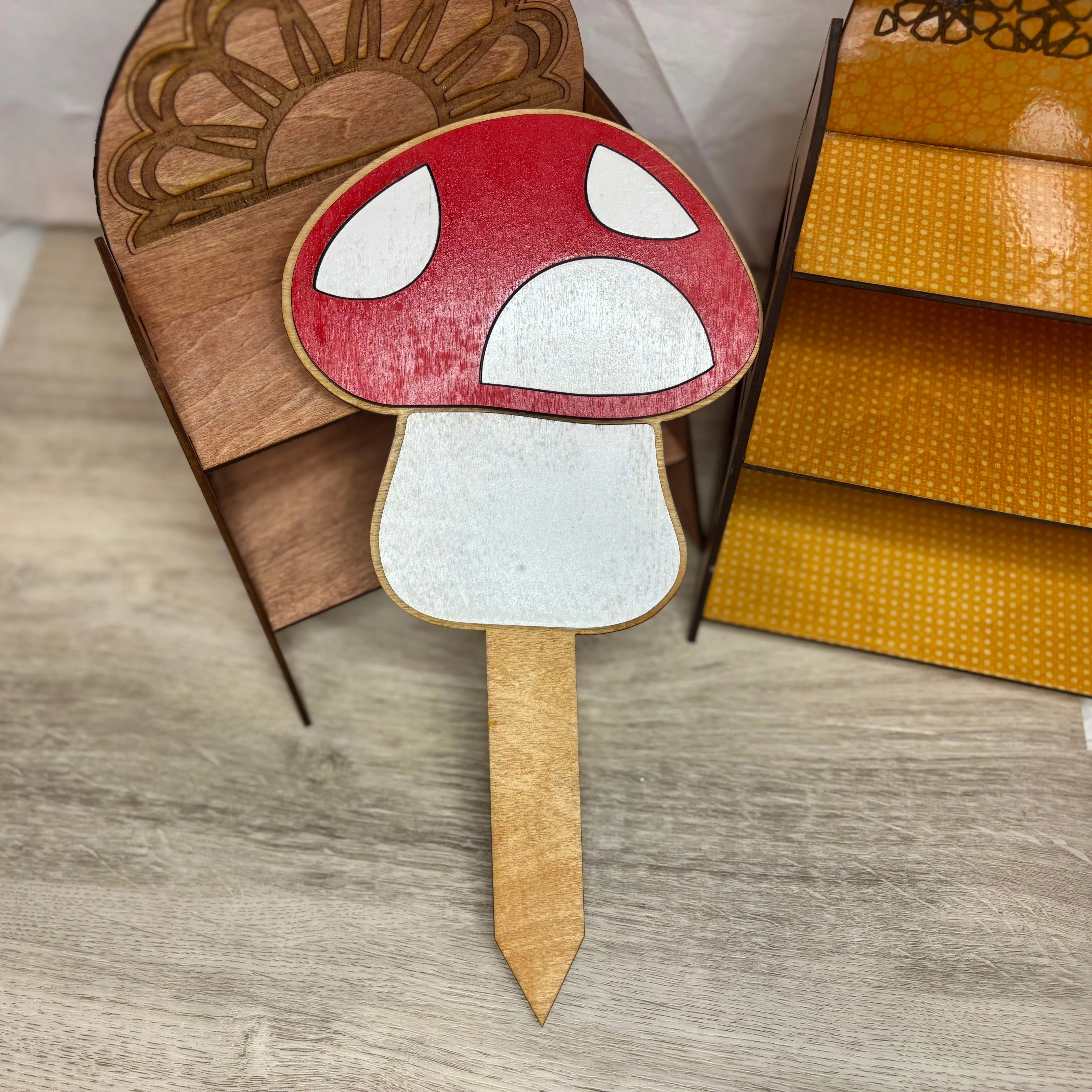 Mushroom Plant Stakes